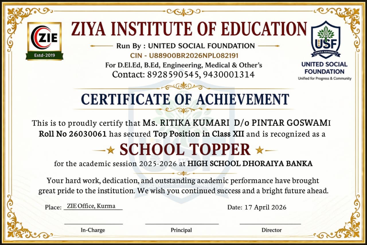 CERTIFICATES 